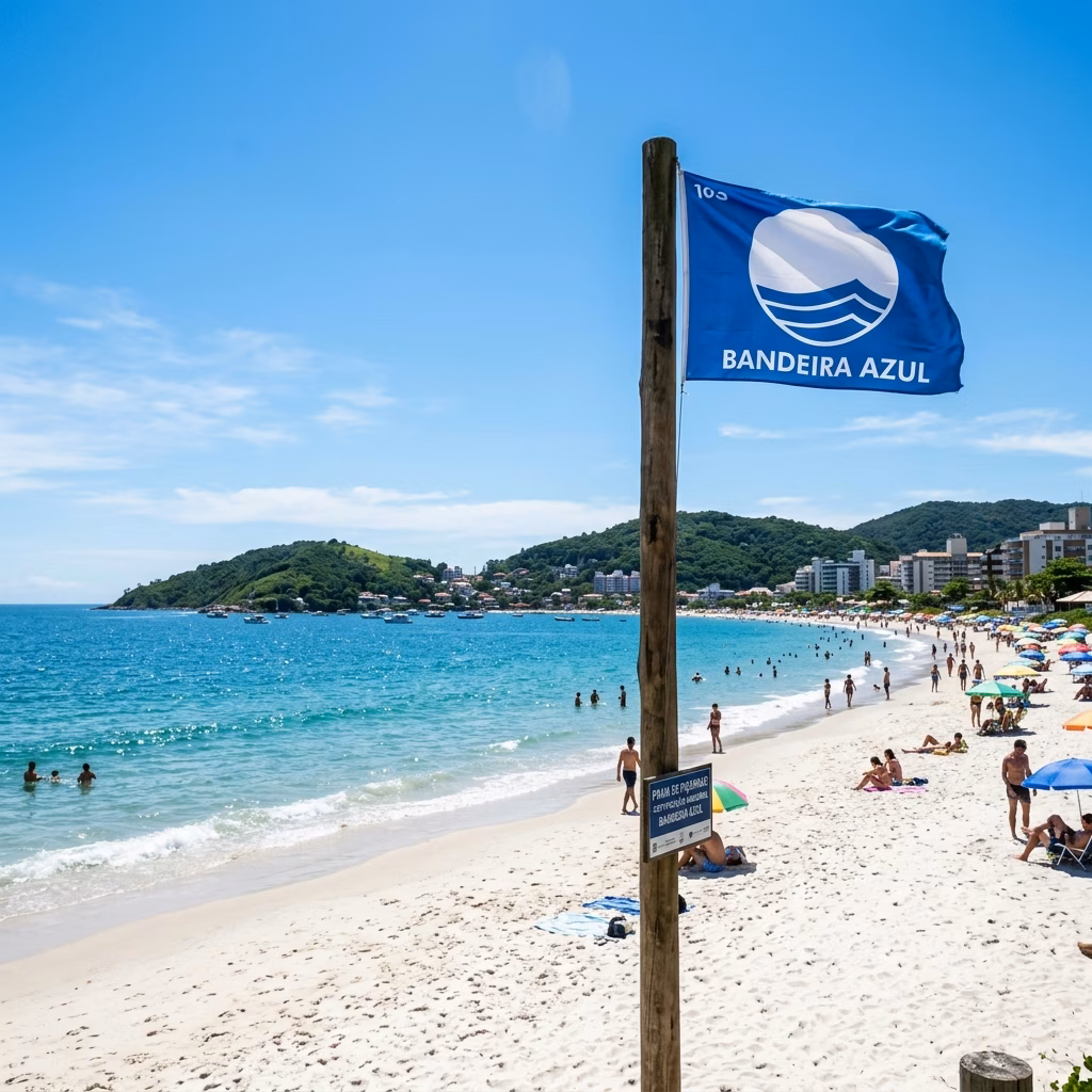 O que é Bandeira Azul? Por que Balneário Piçarras é Referência Nacional