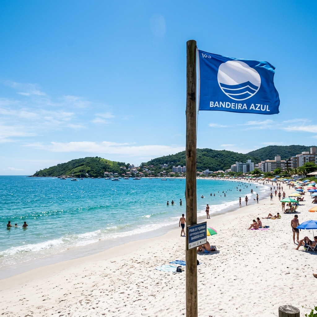 O que é a Bandeira Azul e por que Balneário Piçarras é Referência